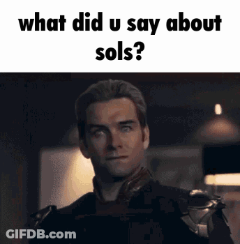 Man In Suit Asking What Did You Say About Sols GIF