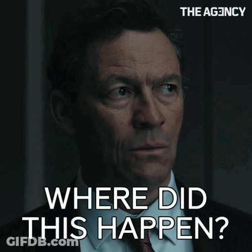 Man In Suit Asking Where Did This Happen GIF