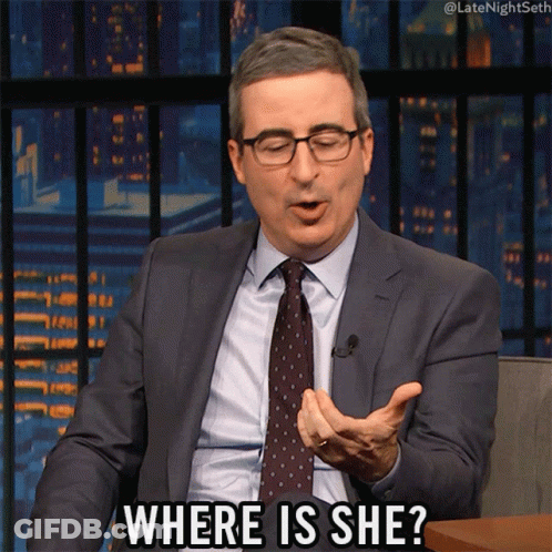 Man In Suit Asking Where She Is GIF