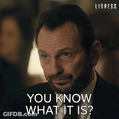 Man In Suit Asking You Know What It Is GIF