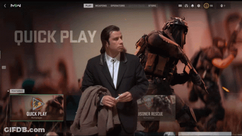 Man In Suit Before Quick Play Screen GIF