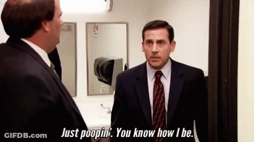 Man In Suit Blowing Nose In Mirror Daniel Chun GIF