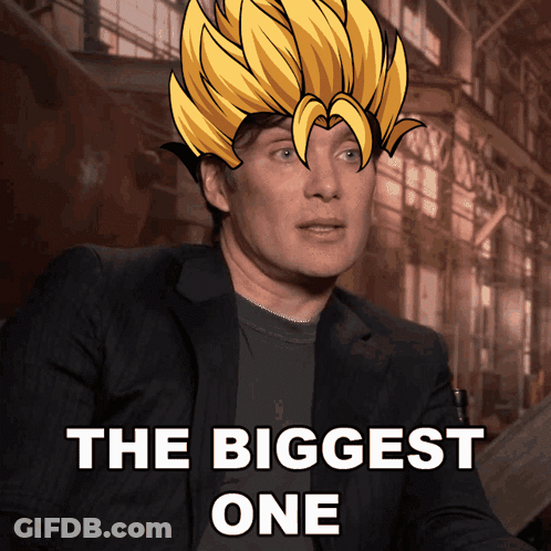 Man In Suit Cartoon Head The Biggest One GIF