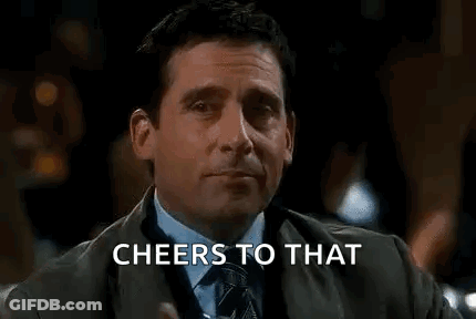 Man In Suit Cheers Whiskey GIF