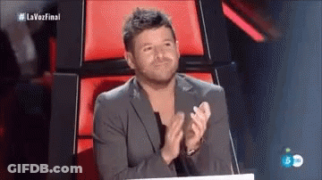 Man In Suit Clapping GIF