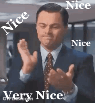 Man In Suit Clapping Saying Nice Very Nice GIF
