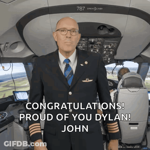 Man In Suit Congratulating Dylan GIF