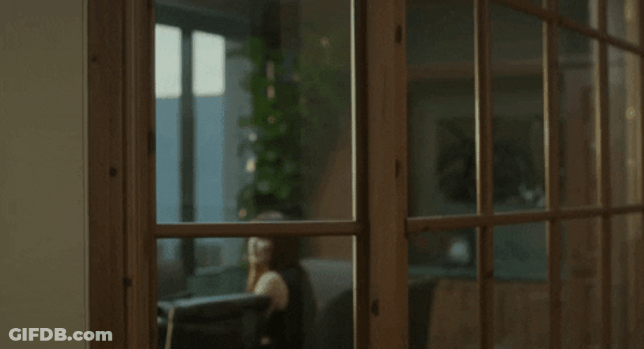 Man In Suit Creepin Blatantly GIF