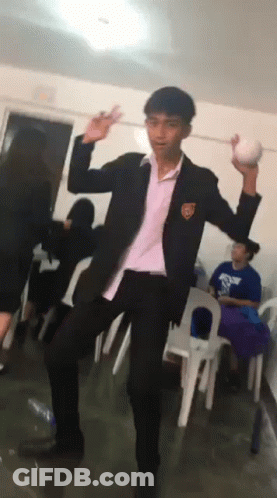 Man In Suit Dancing GIF