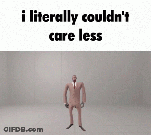 Man In Suit Dancing I Literally Couldn't Care Less GIF