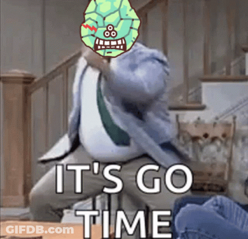 Man In Suit Dancing It's Go Time GIF