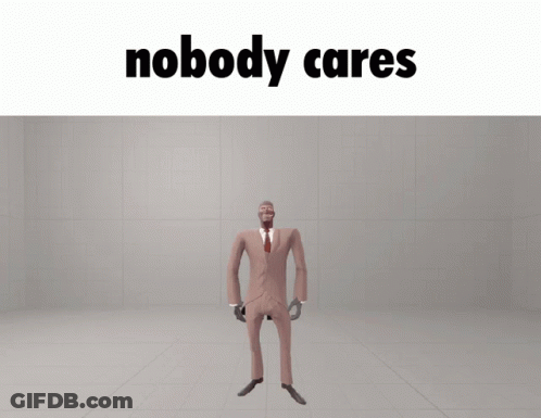Man In Suit Dancing Nobody Cares GIF