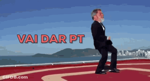 Man In Suit Dancing On Helipad Vai Dar PT GIF