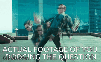 Man In Suit Dancing On Rooftop Actual Footage Of You Dodging The Question GIF