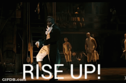 Man In Suit Dancing With Rise Up GIF