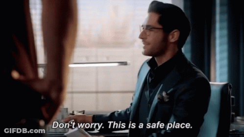 Man In Suit Don't Worry This Is Safe Place GIF