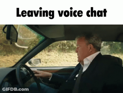Man In Suit Driving Car Saying Leaving Voice Chat GIF