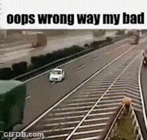 Man In Suit Driving With Lot Of Bad Drivers Out There GIF