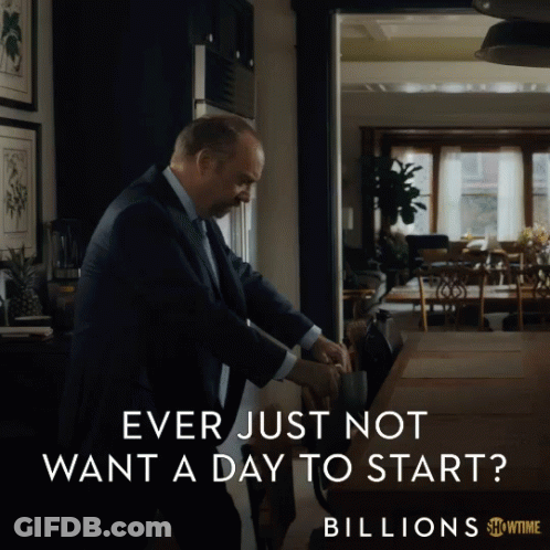 Man In Suit Ever Just Not Want Day Start GIF