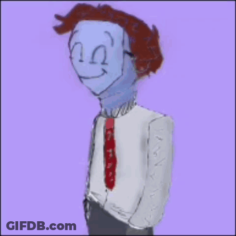 Man In Suit Flying With Wings GIF