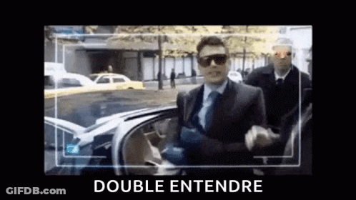 Man In Suit Getting Out Of Car With Sunglasses GIF