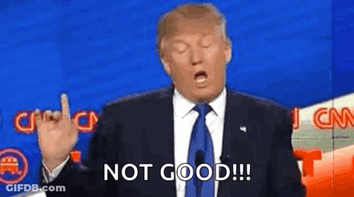 Man In Suit Giving Middle Finger Saying Not Good GIF