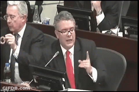 Man In Suit Giving Speech GIF