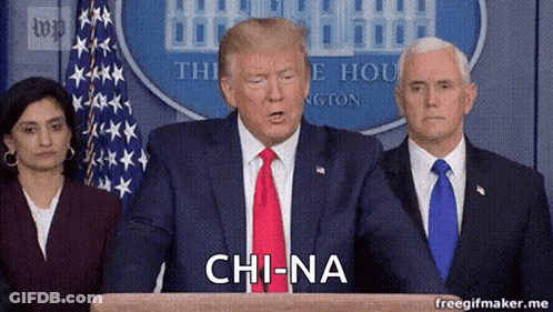 Man In Suit Giving Speech China GIF