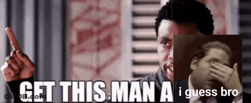 Man In Suit Hand On Face Eyes Closed GIF