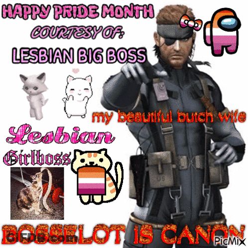 Man In Suit Happy Pride Month Lesbian Big Boss GIF