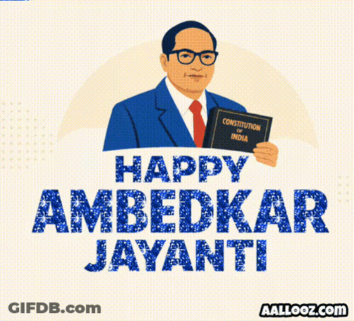 Man In Suit Holding Book Saying Constitution Of India GIF