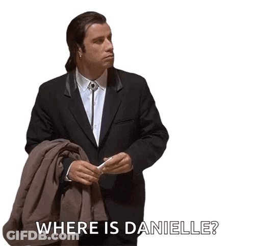 Man In Suit Holding Brown Jacket Where Is Danielle GIF