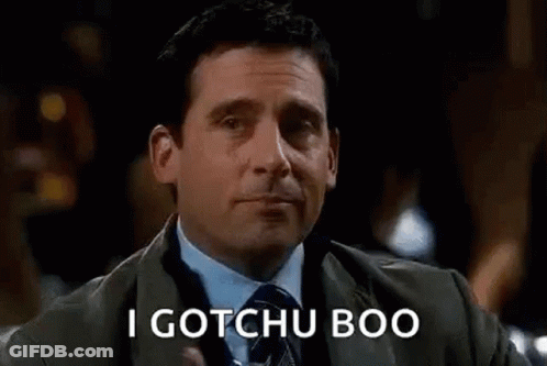 Man In Suit Holding Drink I Gotchu Boo GIF