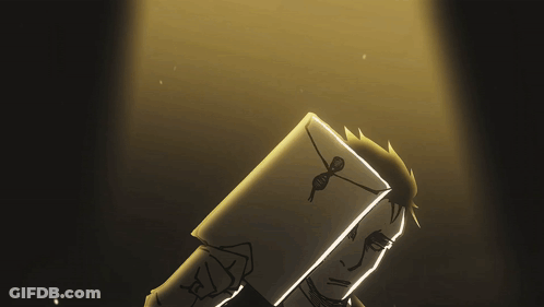 Man In Suit Holding Envelope With DNA Symbol GIF