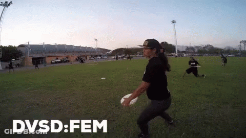 Man In Suit Holding Frisbee With Imgflip.com GIF