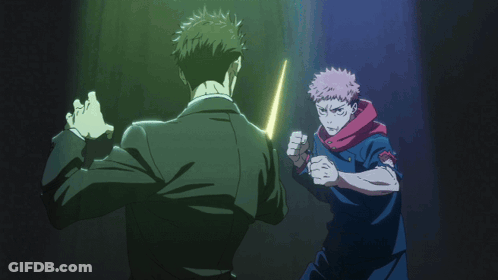 Man In Suit Holding Glowing Stick GIF