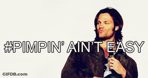 Man In Suit Holding Gun Saying Pimpin Ain't Easy GIF