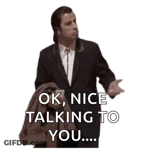 Man In Suit Holding Jacket And Talking GIF