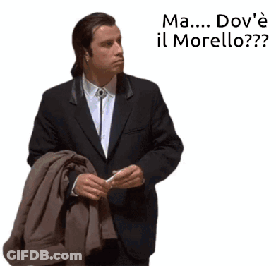Man In Suit Holding Jacket Ma Dov 'E Il Morello GIF