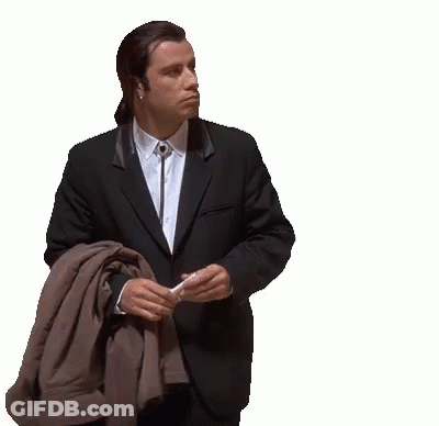 Man In Suit Holding Jacket Over Shoulder GIF