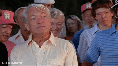 Man In Suit Holding Microphone Says You Guys Aren't Ready GIF