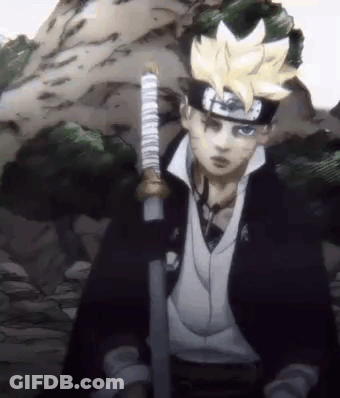 Man In Suit Holding Sword GIF