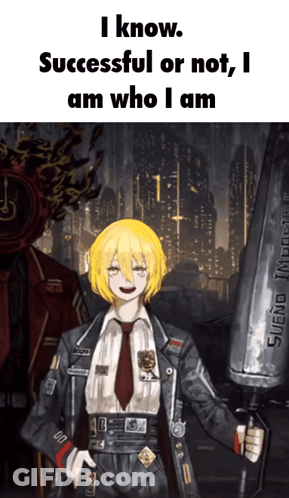 Man In Suit Holding Sword I Know Who I Am GIF