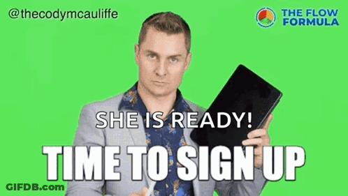 Man In Suit Holding Tablet And Pen GIF