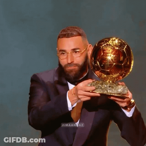 Man In Suit Holding Trophy #Imaangaz GIF