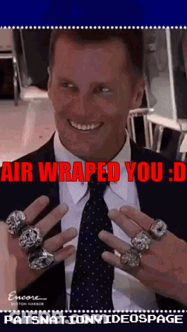 Man In Suit Holding Up Rings Saying Air Wrapped You D GIF