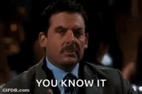 Man In Suit Holding Whiskey Says You Know It GIF