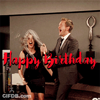 Man In Suit Holding Woman Happy Birthday GIF