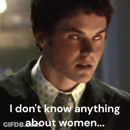 Man In Suit I Don't Know Anything About Women GIF