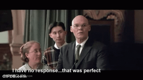 Man In Suit I Have No Response Perfect GIF